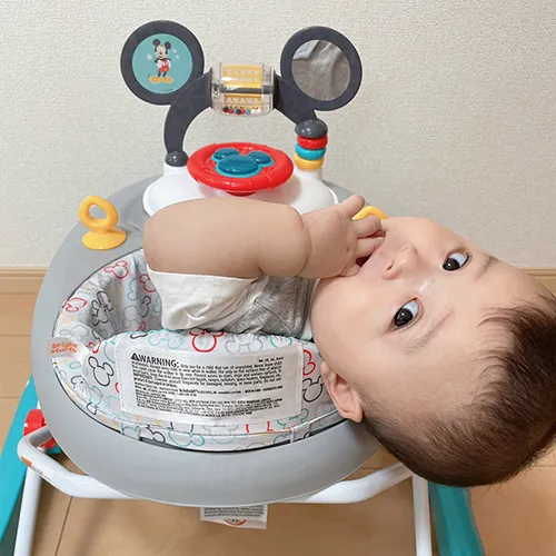 500　sl06　ミッキーマウス・ミニーマウス タイニートレック・ベビーウォーカー