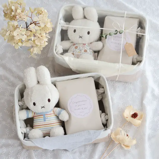 miffy x Little Dutch ナチュラルおむつストッカー