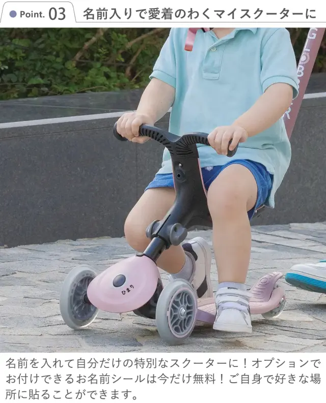 【キックスクーター】名前入り ゴーアップECO