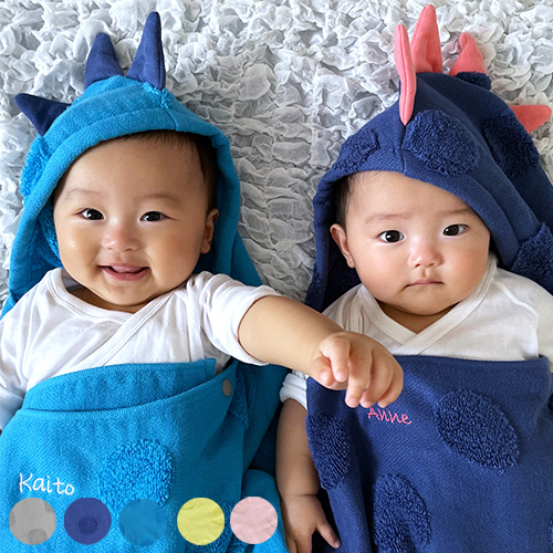 SOF(ソフ)フード付きバスタオル 恐竜