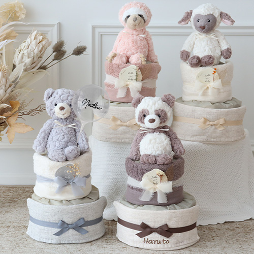 メリーマイヤー タオルおむつケーキ