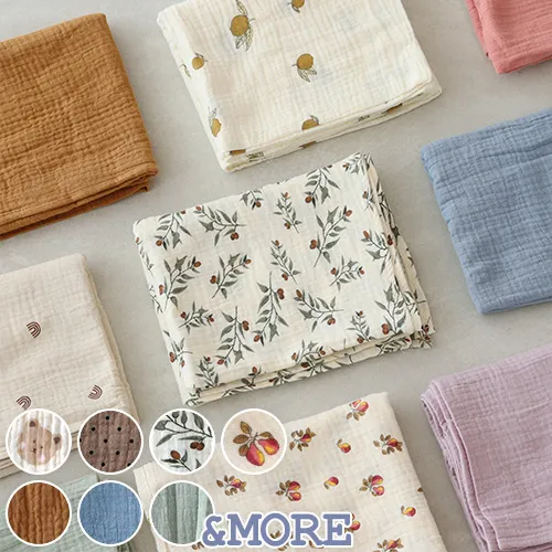 【出産祝い おくるみ】モスリンコットンガーゼ 1枚入り